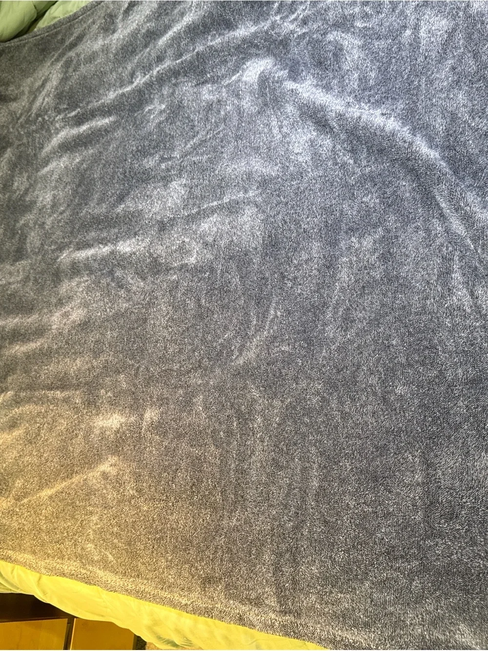 Berkshire Silver Gray Plush Throw Blanket